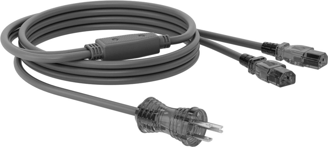 Sure-Grip Kilitli Elektronik Ekipman Kablo Ayırıcı — 10 ft., 13 A, 125V AC