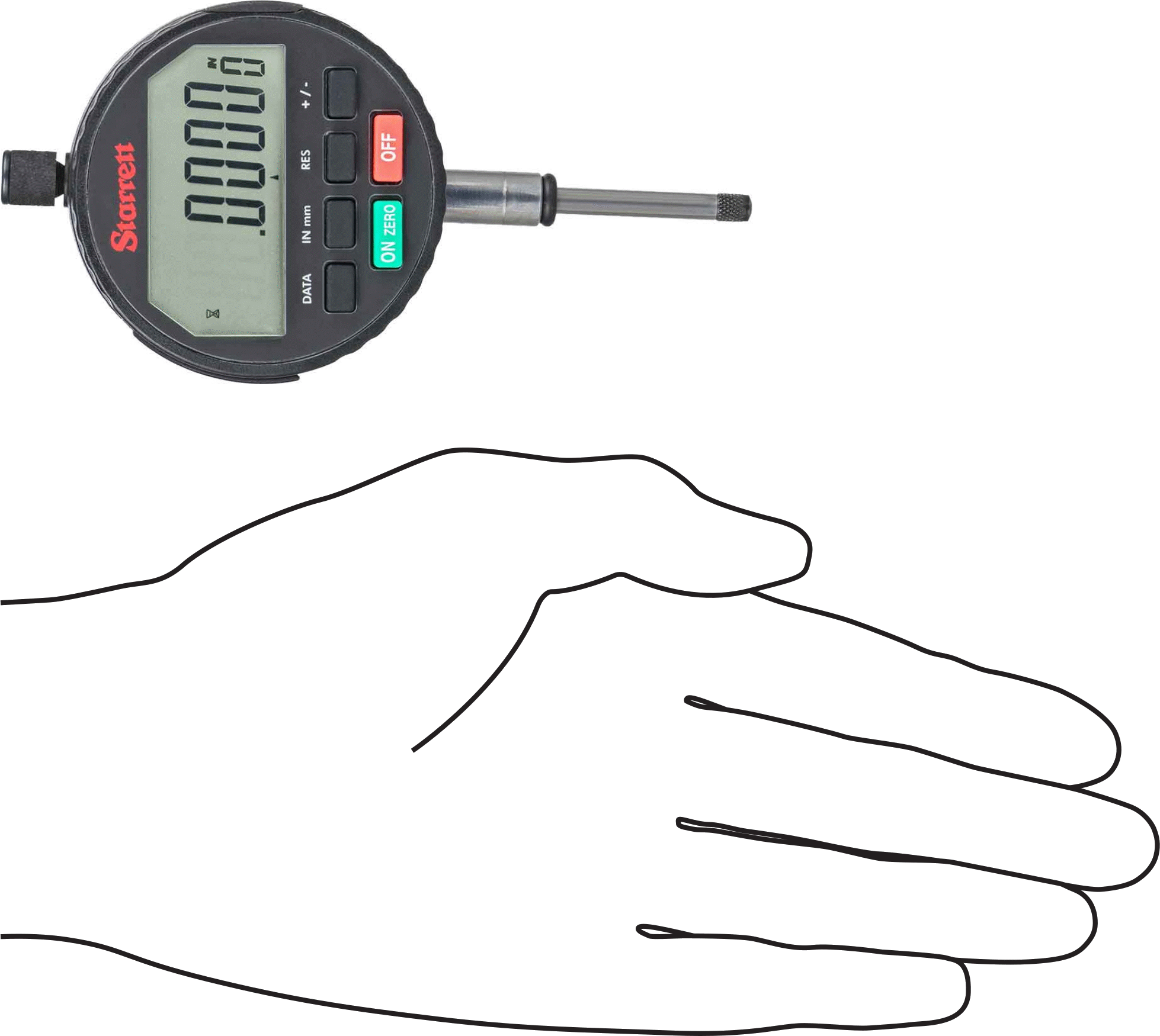 Elektronik Piston Komparatör, NIST Sertifikalı, Starrett Model Numarası F2730Iq, AGD Grubu 3