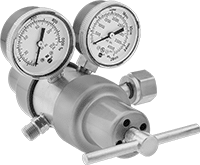 Tank Üzerine Monte Edilen Basınç Düzenleme Valfi, CGA 540 Ngo x 9/16"-18 UNF Erkek