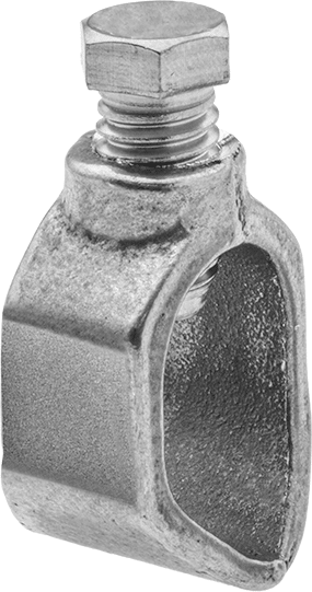 Tek Somunlu Topraklama Çubuğu Kelepçesi, 1/2" Çubuk Çapı için