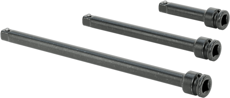 Darbe Soket Uzatma Seti, 1/4" Kare Tahrik, 3 Parça