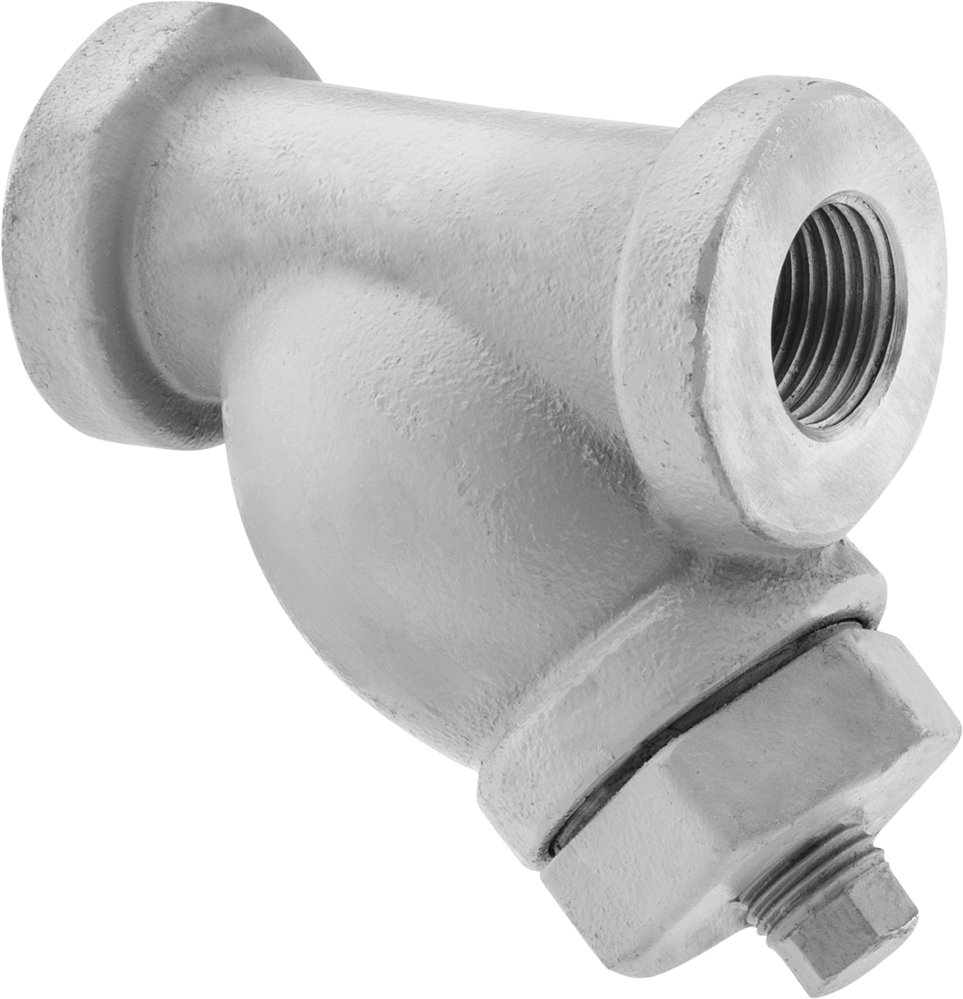 Orta Basınçlı Bronz Y-Süzgeç, 1/4 NPT — 1⁄4, İnert Gaz, Yağ, Buhar, Su, Y