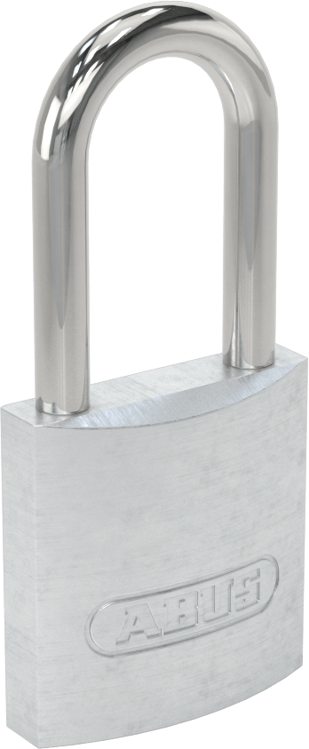 Ekstra Boşluklu Asma Kilit, Abus Kilit 64Ti/40HB40, 1-1/2" Dikey Mapa Açıklığı — 1 1⁄2", 1⁄4", Anahtar