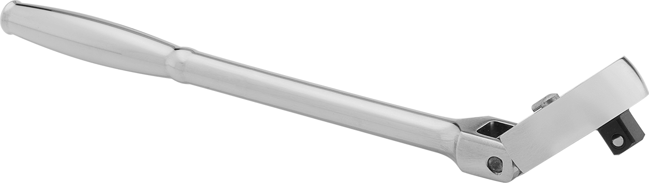 Sızdırmaz Esnek Başlı Cırcır Anahtarları, 1/2" Kare Tahrik, 14-1/4" Toplam Uzunluk — 1⁄2", Esnek, Sızdırmaz, 14 1⁄4"