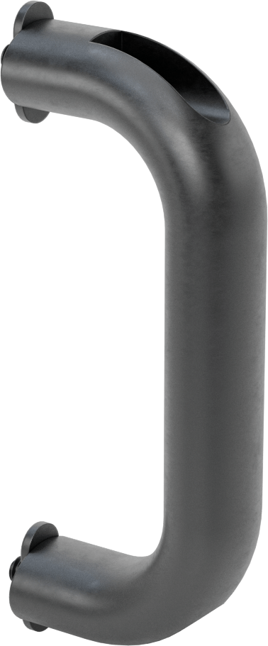 T-Yivli Çerçeve, Siyah Alüminyum Çekme Kolu, 1" ve 1.5" Yüksekliğinde Ray için 5.25" Uzunluk — 1", 1 1⁄2", 2", 3", 4 1⁄2", Tekli, Çift, Ü…