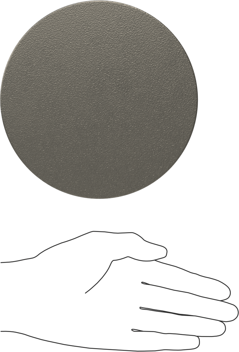 Darbeye Dayanıklı Sfero Döküm Disk, 6" Çap, 1/2" Uzunluk
