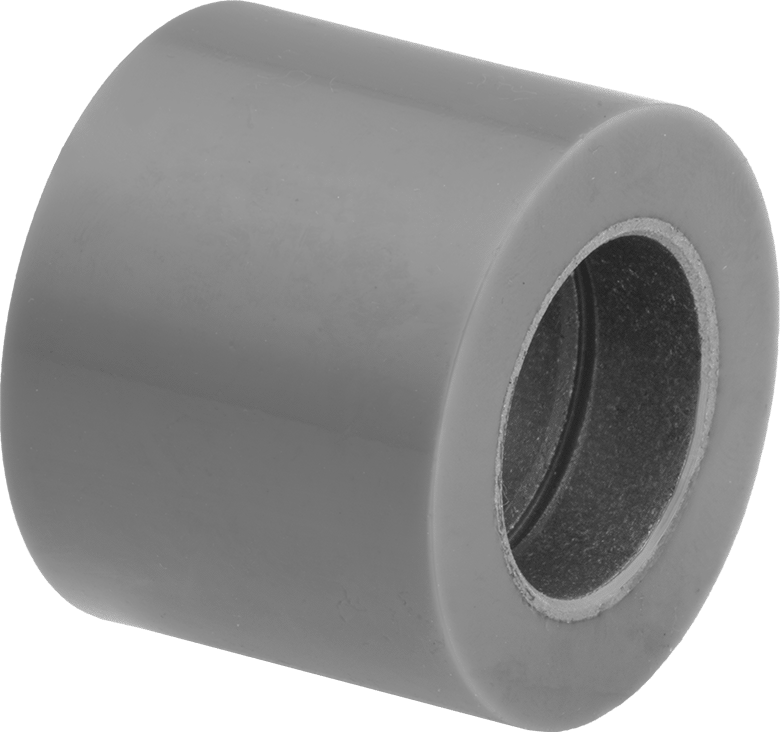 Aşınmaya Dayanıklı Makara, 1-1/2" Makara Çapı, 1-1/4" Silindir Genişliği