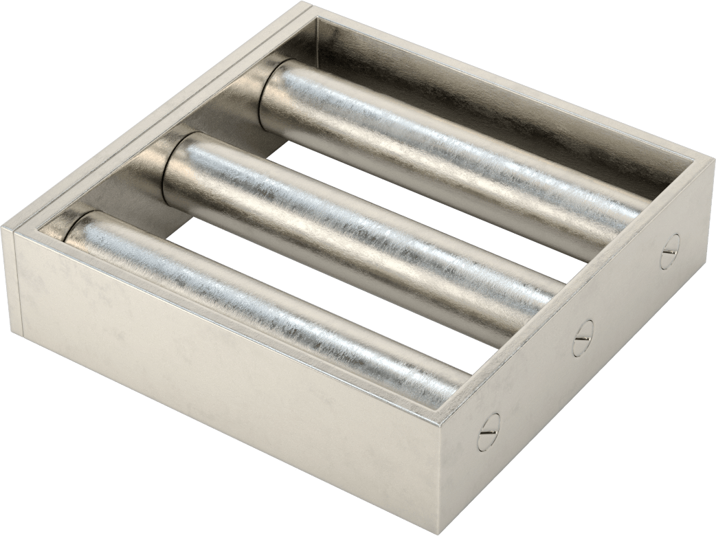 Hızlı Temizlenebilir Manyetik Çubuk Filtre, 6" Uzunluk x 6" Genişlik
