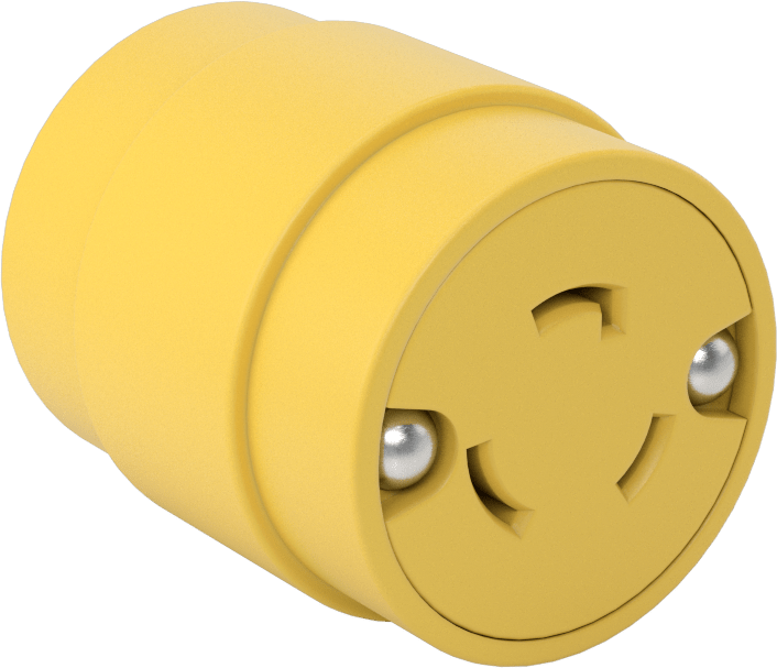 Döner Kilit - Düz Uçlu Adaptör, NEMA 5-20 Fiş x NEMA L5-20 Soket — Straight Blade, Turn Lock, 5-20, L5-20, Dişi, Erkek