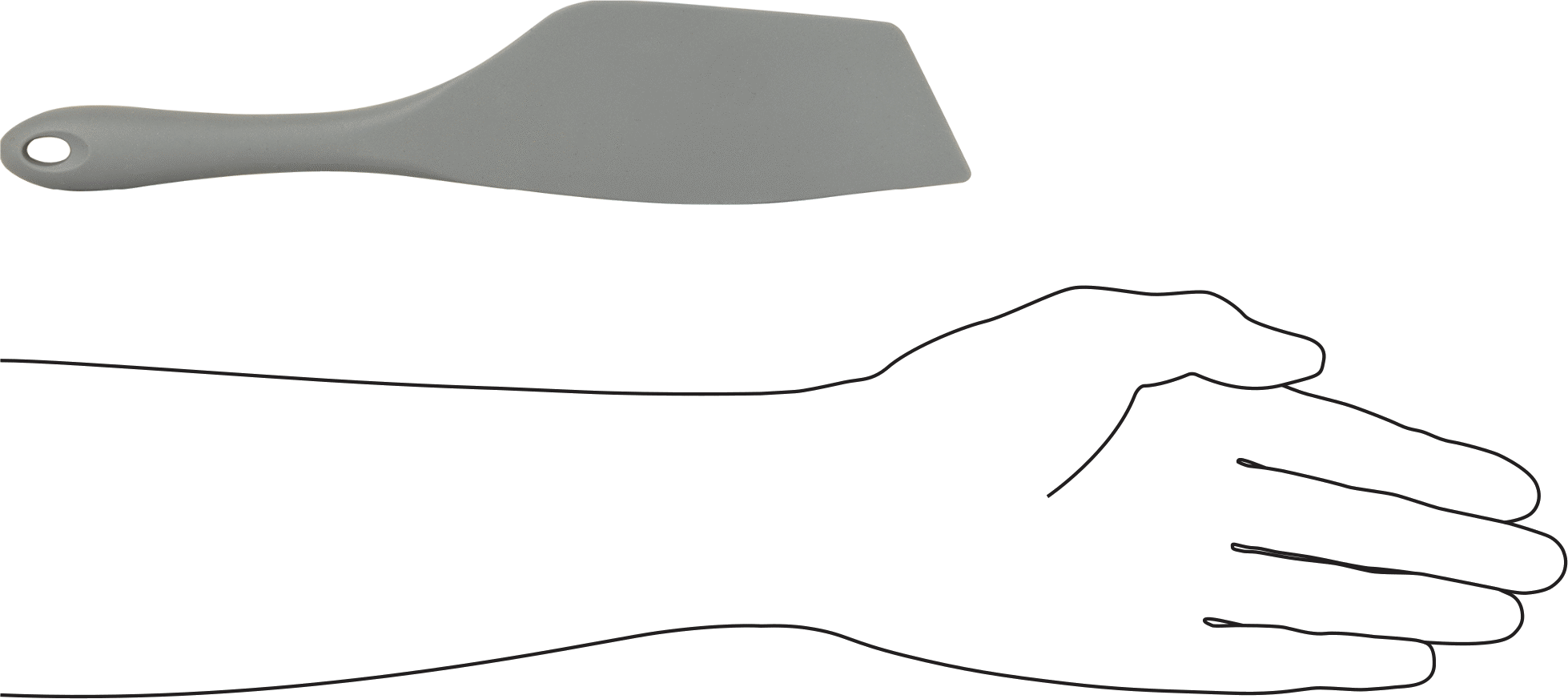 Yiyecek Servis Spatulaları, 10-1/2" Uzunluk