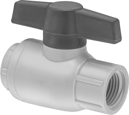 İçme Suyu için PVC Açma/Kapama Vanası, PTFE/HDPE Yuva