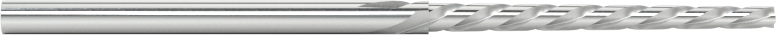 Konik Pimli Delikler için Yuvarlak Şaftlı Rayba, Heliks Oluk, 0.0666" x 0.0497" Rayba Çapı
