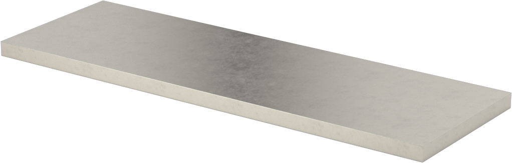 İşlenmesi Kolay Çok Amaçlı 304 Paslanmaz Çelik Sac, 2" x 6", 3/16" Kalınlık