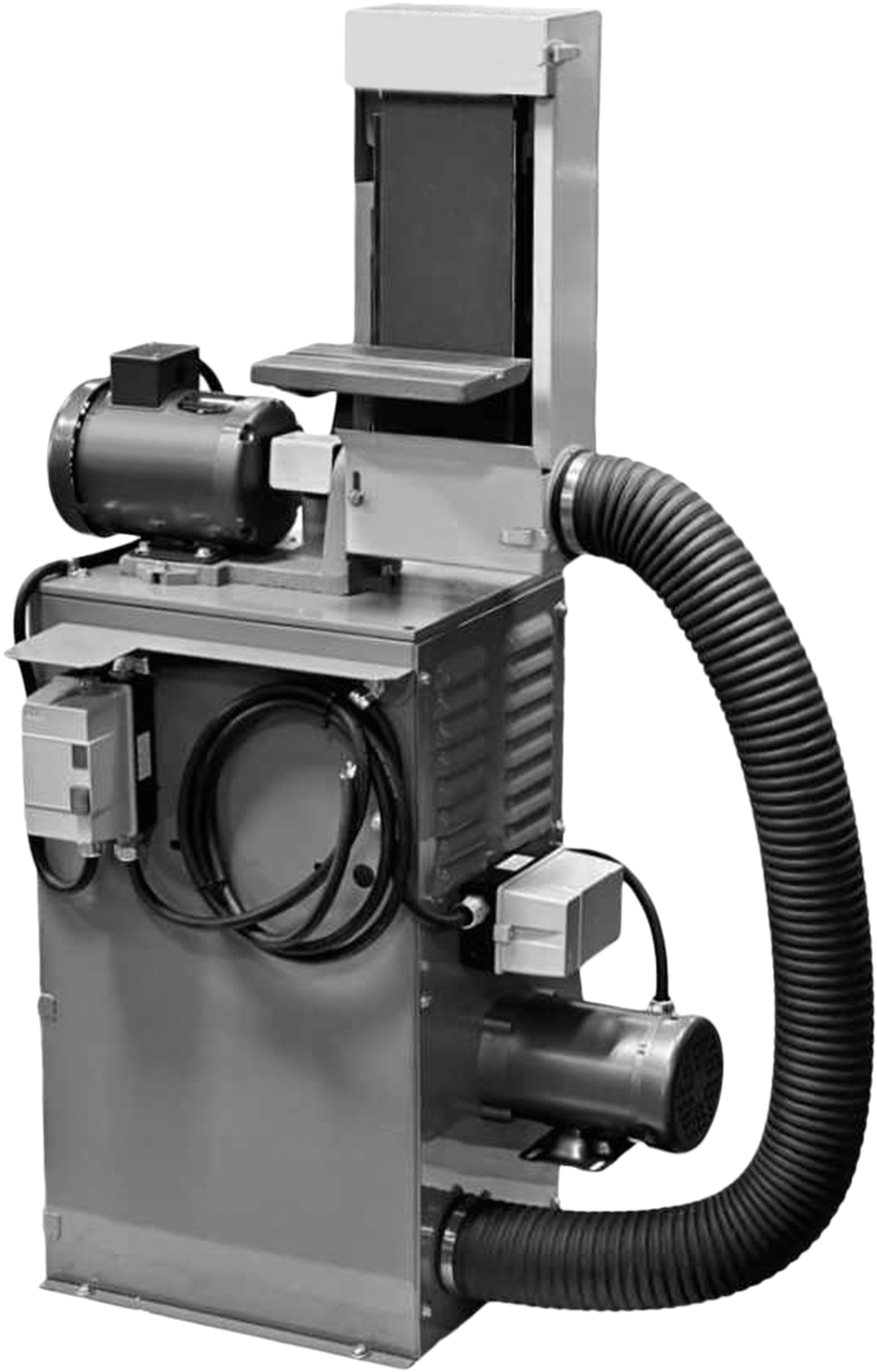 Sabit Kayışlı Zımpara Makinesi, Toz Toplama, Sabit Kablo Bağlantısı, 3 hp — Elektrik, Kayış, Doğrusal