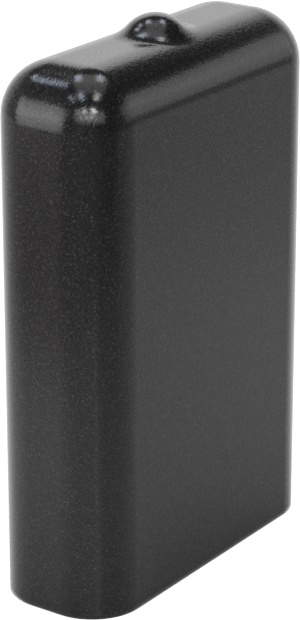 Dikdörtgen Kapaklar, 7/16" x 3/32" Dış Çap için, 3/4" İç Yükseklik