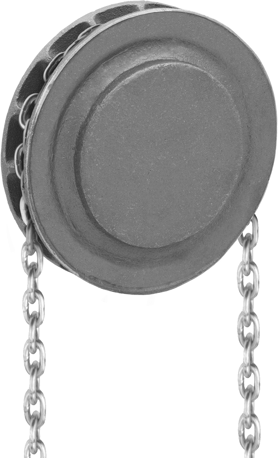 Sarmal Kapılar için Zincir Tekerleği, 4-5/8" Çap, Katı Muhafaza