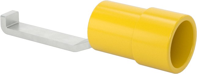 Bıçak Terminalleri, Flanşlı, 12-10 Kalınlık için, 0.68" Uzunluk x 0.12" Genişlik Bıçak