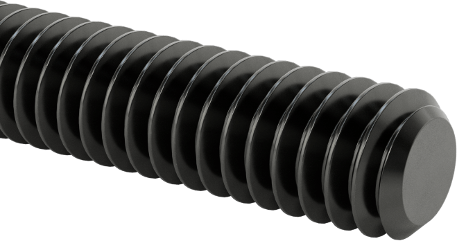 Orta Mukavemetli Sol Gijon, B7 Sınıfı Çelik, 1/4"-20 Diş Boyutu, 3 Fit Uzunluk