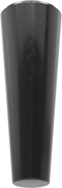 SBR Kauçuk Konik Tapa, Anma Ölçüsü C, 13/64" ila 11/32" İç Çap için, Delik Olmadan