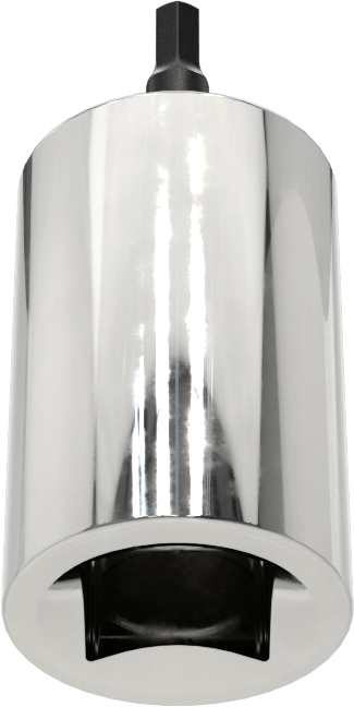 Altıgen Uçlu Soket, Kısa, 3/8" Kare Tahrik, 2.5 mm Tahrik Boyutu