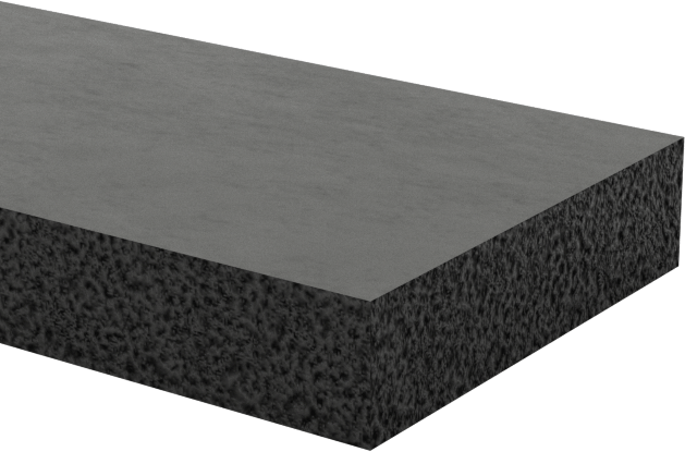 Esnek Poliüretan Köpük Şerit, Arka Yüzü Yapışkanlı, Ekstra Yumuşak, 1/2" Genişlik, 1/8" Kalınlık, 39 Fit Uzunluk