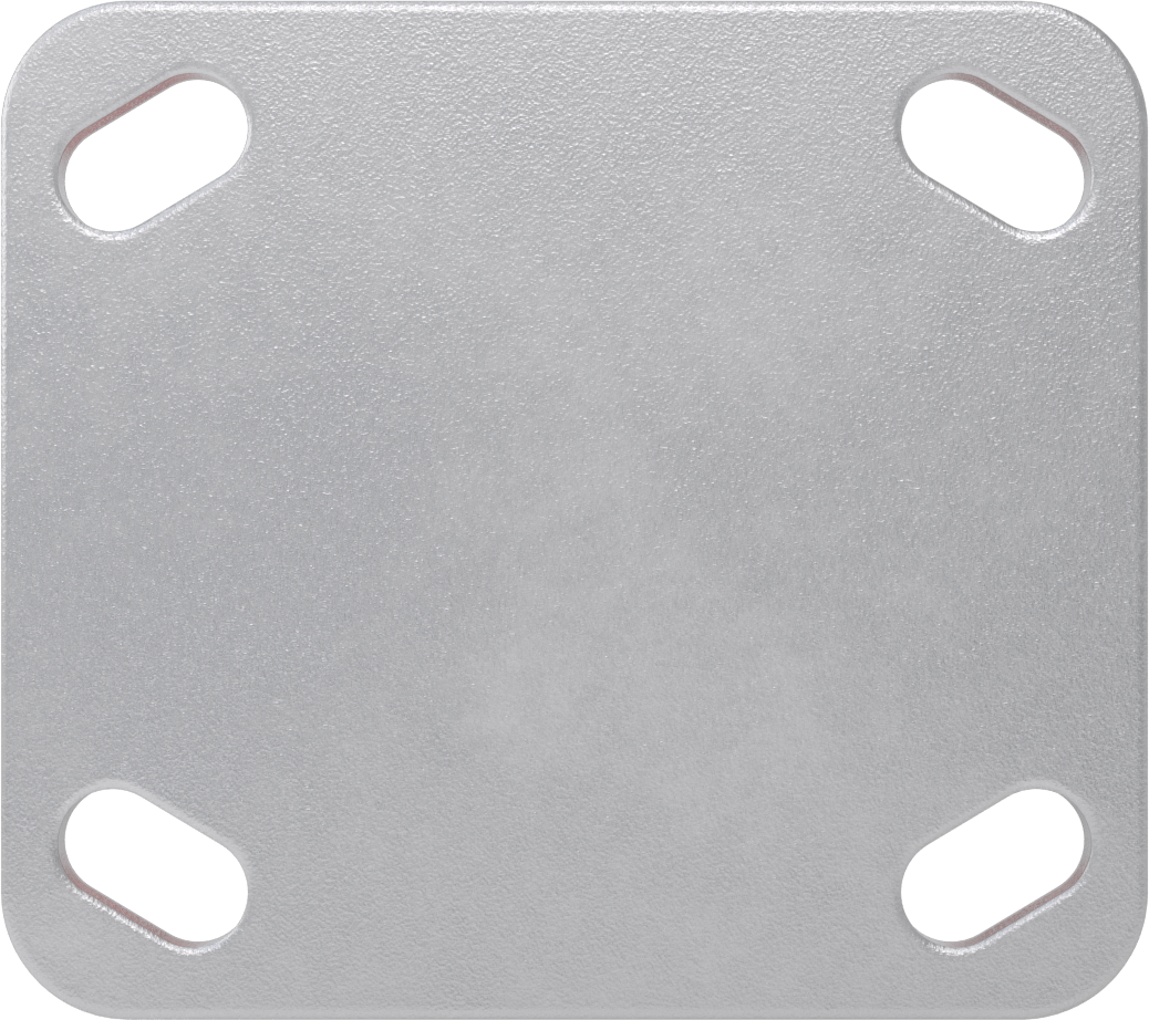 Yüksek Kapasiteli Kingston Tekerlek, 4-1/2" x 4" Plaka, 4 inç Çapında Metal Tekerlekli Sert