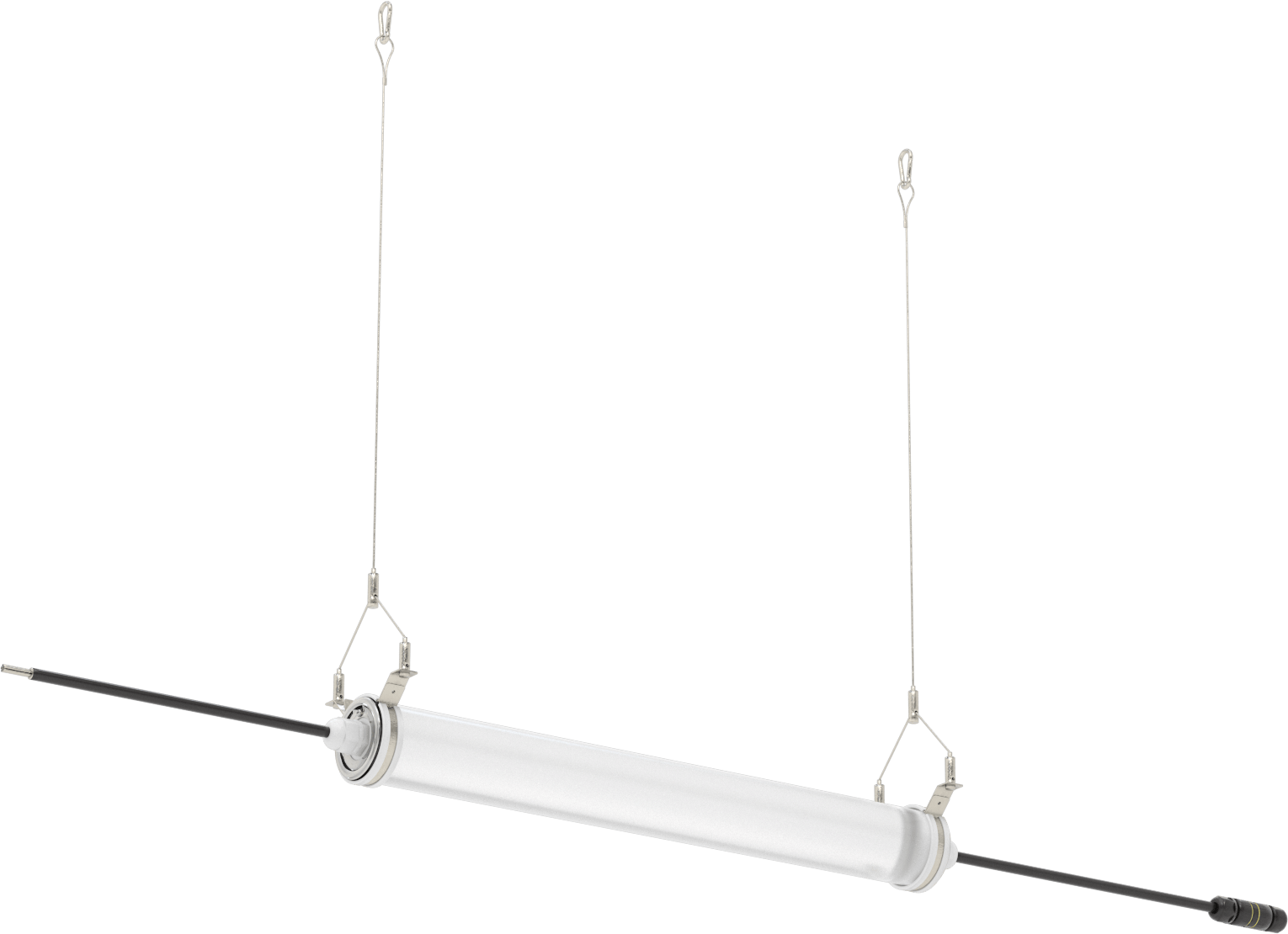 Dahili LED'li Yıkanabilir Tavan Işığı, ABD Dışında Üretilmiştir, 25-7/8" Toplam Uzunluk, 2700 lümen