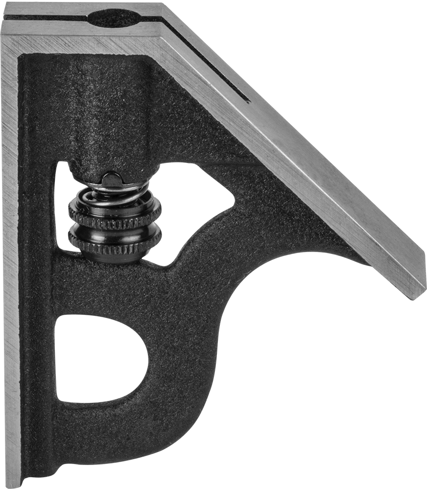 Starrett Yüksek Hassasiyetli Kombinasyon Gönyesi, Dökme Demir Kare Başlı, 4" Bıçak Uzunluğu için — Cast Iron, Iron, Kare Başlık, Yüksek H…