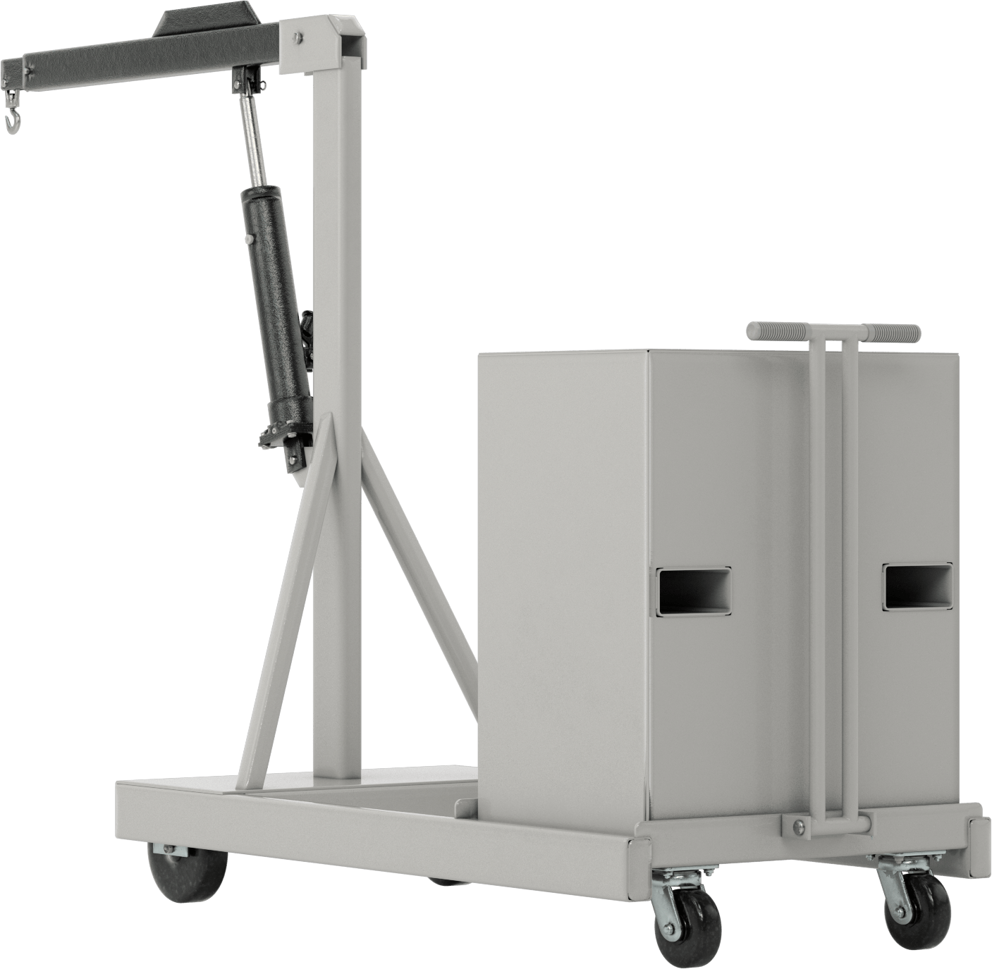 Yakın Kaldırma Hidrolik Vinç, 44" ila 62" Kol Uzunluğu, 1000 lbs. Geri Çekilmiş Kol Kapasitesi