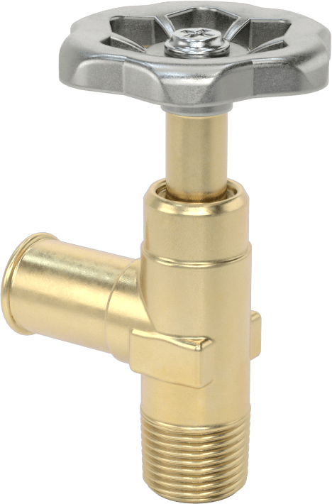 Yakıt için Hassas Akış Ayar Valfi, Pirinç, 3/8 NPTF Erkek x 5/8" Boru İç Çapı için Tırnaklı