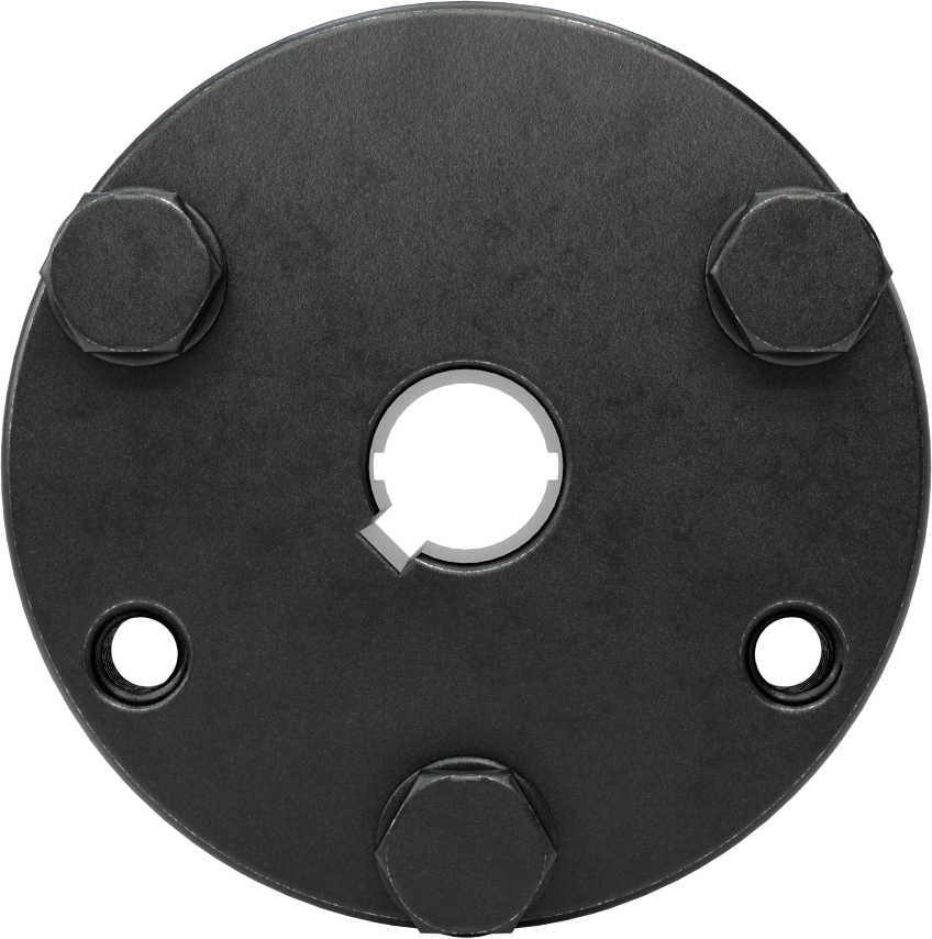 Yarık Konik Burç, 5/8" Mil Çapı için Makine Kamalı P1 Stili, Çelik