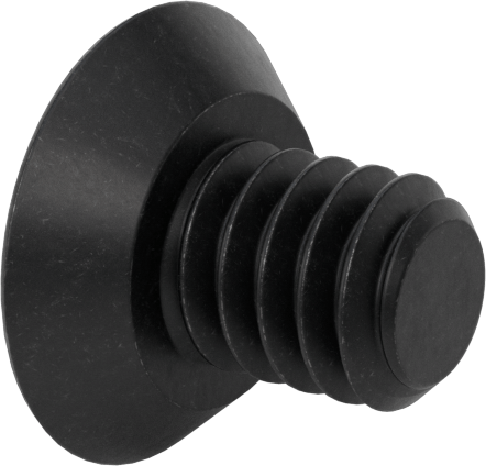 Kurcalamaya Dayanıklı Torx Havşa Başlı Vidalar, Torx Plus, Siyah Oksitli Alaşımlı Çelik, 1/4"-20 Diş, 3/8" Uzunluk