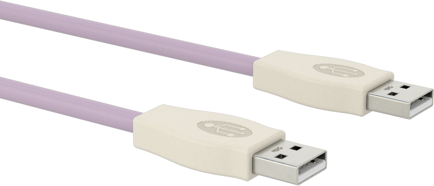 Sürekli Esnek USB Kablosu, A Fiş x A Fiş, 9-1/2 Fit Uzunluk