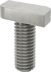 Modüler Mini Zincirli Konveyör için M8 x 1.25 mm Dişli x 20 mm Uzunlukta T-Yuvası Cıvatası