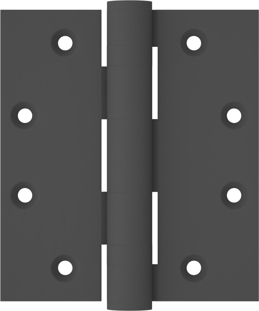 Rulmanlı Çelik Gömme Montajlı Giriş Kapısı Menteşesi, Çıkarılabilir Pim, Astarlı, 4-1/2" x 2" x 0.18" Kanatlar