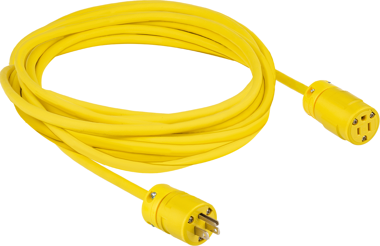 Uzatma Kablosu, NEMA 5-20, 50' Uzunluk, 12 AWG