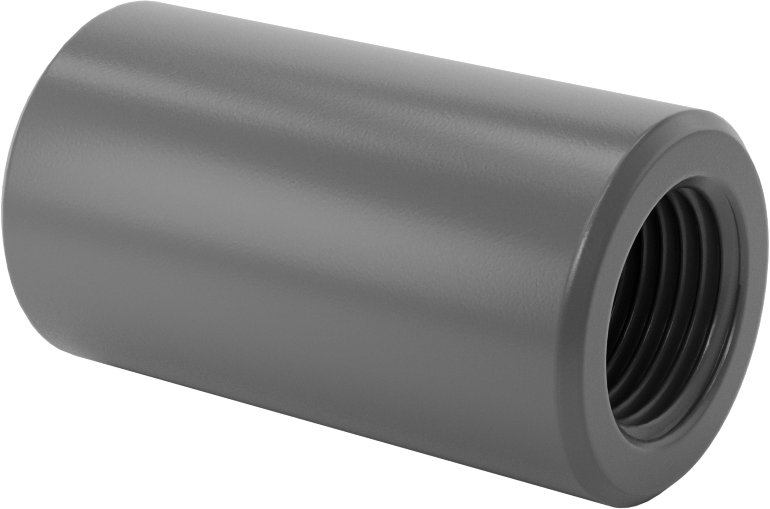 Kimyasallar için Delikli Vana, 1/2 NPT Dişi x NPT Dişi, 2-1/4" Uzunluk