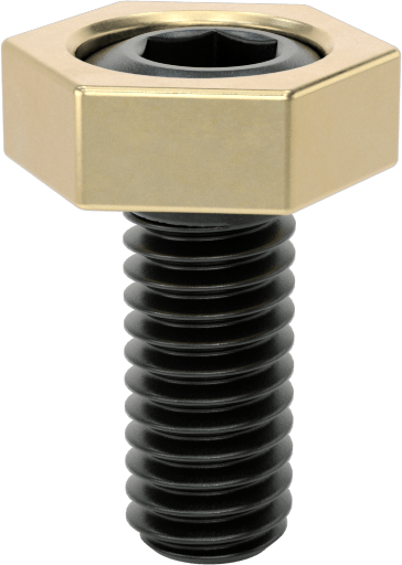 Fikstür Kelepçesi, 7.93 mm Genişlik x 2.8 mm Yükseklik Pirinç Başlık