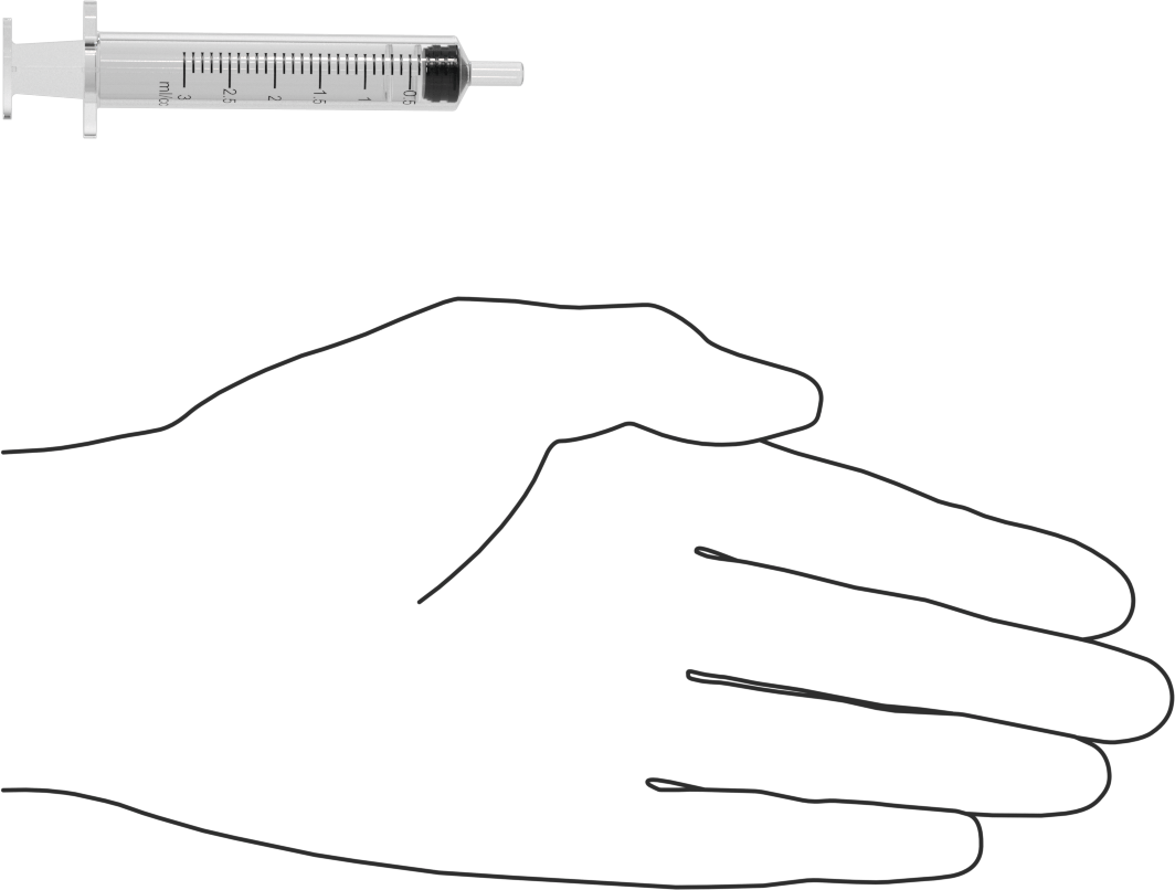 Şeffaf Plastik Şırınga, Luer Slip Bağlantılı, 3 ml Kapasite