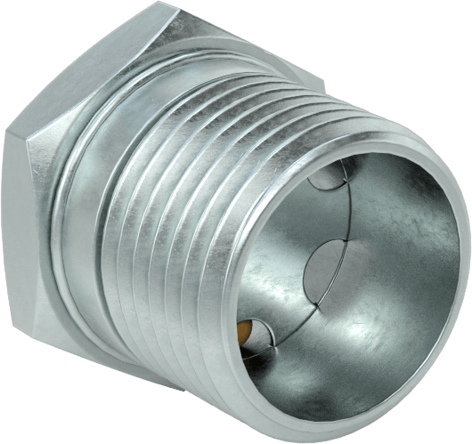 Koyu Sıvılar için Yüksek Görünürlüklü Gözetleme Camları, Çelik, 3/8 NPTF, 125 PSI @ 70°F Maksimum