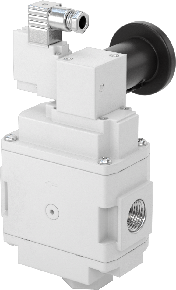 Modüler Sıkıştırılmış Frls için Hava Tahliye Valfi, Yavaş Başlatma, SMC Avl4000 için, 24V DC, 1/2 NPT Dişi