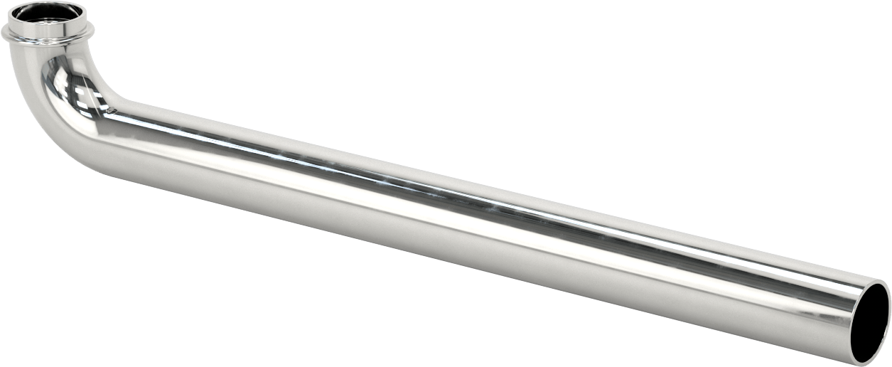 Duvar Dönüşlü Lavabo Sifonu, 1-1/4" Dış Çap