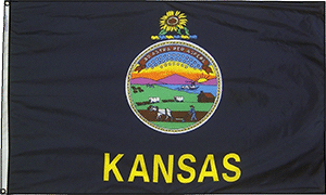 Kansas Eyalet Bayrağı, 3 Fit x 5 Fit