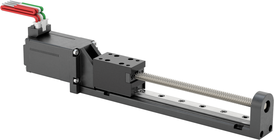 Konumlandırma Kaydırmalı Step Motor, 4" Strok Uzunluğu, 1.4 inç/sn Maksimum Hız