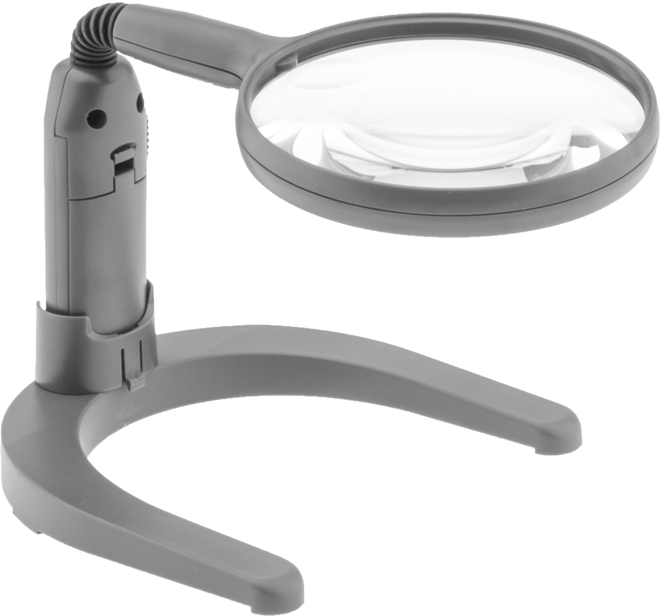 Tezgah Üstü İş İstasyonu Büyüteci, LED Aydınlatmalı — LED, 2X, 5"