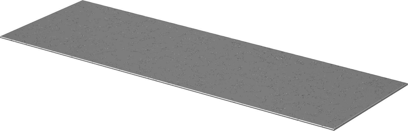 Kurşun Levha, 3/64" Kalınlık x 4" Genişlik x 36" Uzunluk
