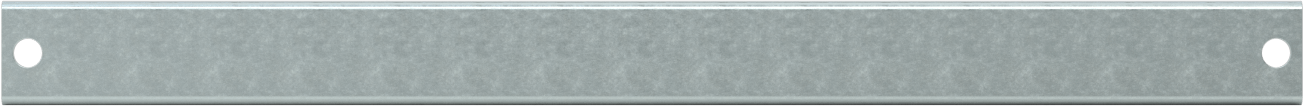 Kapalı Seramik Mıknatıs, Dişsiz delikli, Nikel Kaplı Kutu, 9/16" x 1" x 12-1/2"