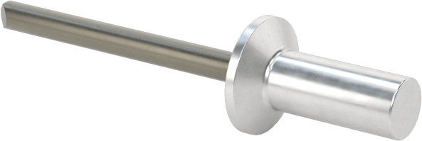 Sızdırmaz Pop Perçinler, Gömme Montaj, 1/8" Çap, 0.063"-0.125" Malzeme Kalınlığı için