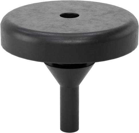 SBR Kauçuk Tamponlar, İt ve Tut, 1/4" iç çap ve 1/32" kalınlık için, 5/16" Sırt, 1/2" Dış Çap — 1⁄32", 5⁄32", 1⁄2"
