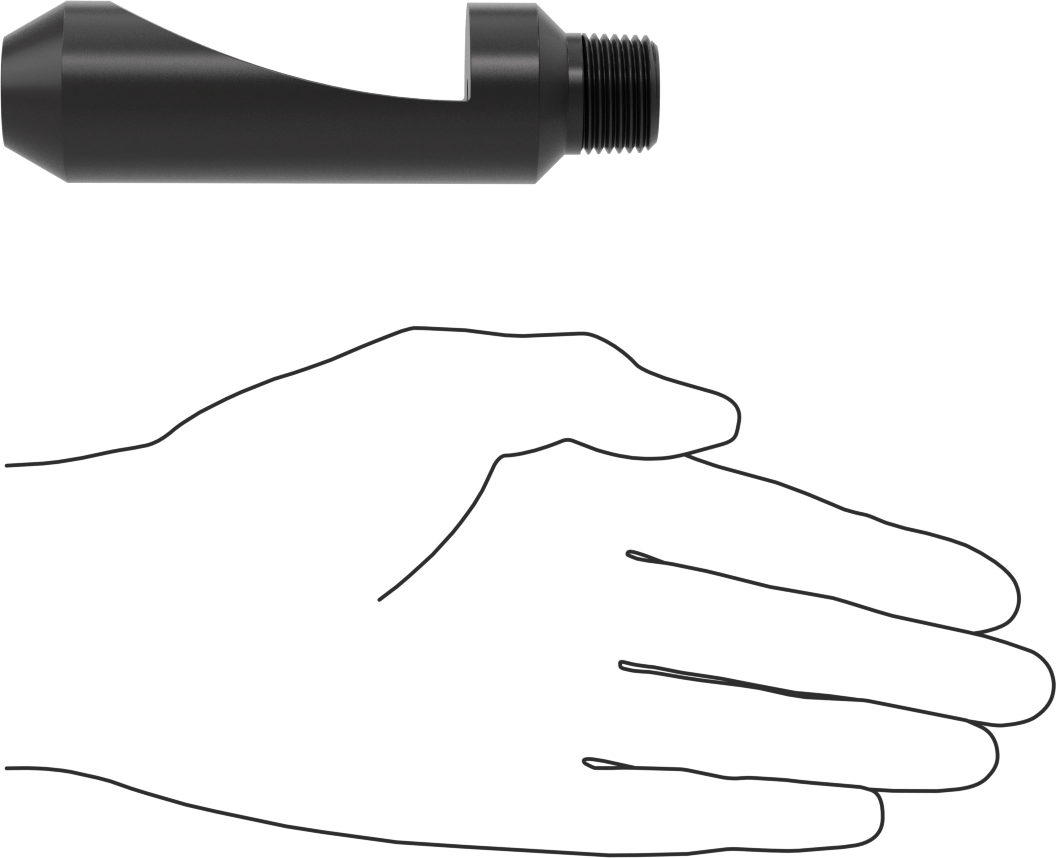 Yüksek Darbe Dayanımlı Saptırmalı Düz Püskürtme Nozulu, PVC Plastik, 1/2 NPT Erkek, 5.6 gpm @ 20 PSI